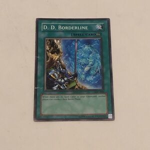 Yugioh D. D. Borderline Spell Card